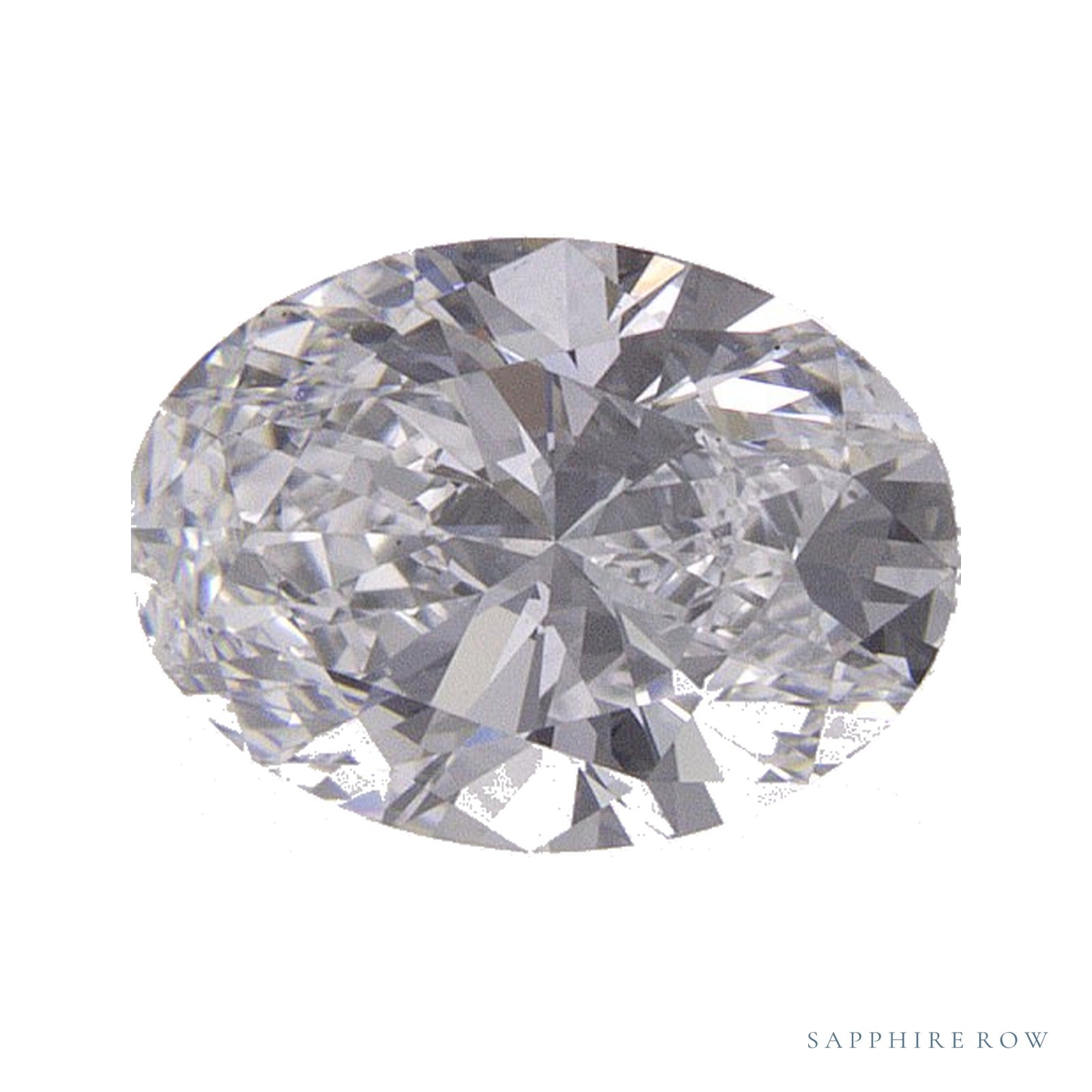 0.77 ct lab-grown diamond, oval cut | Sapphire Row · cut4