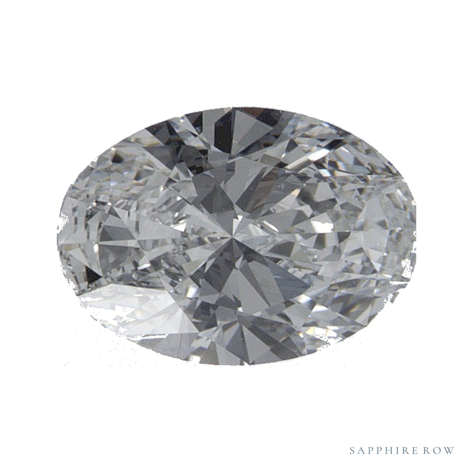 0.77 ct lab-grown diamond, oval cut | Sapphire Row · cut4