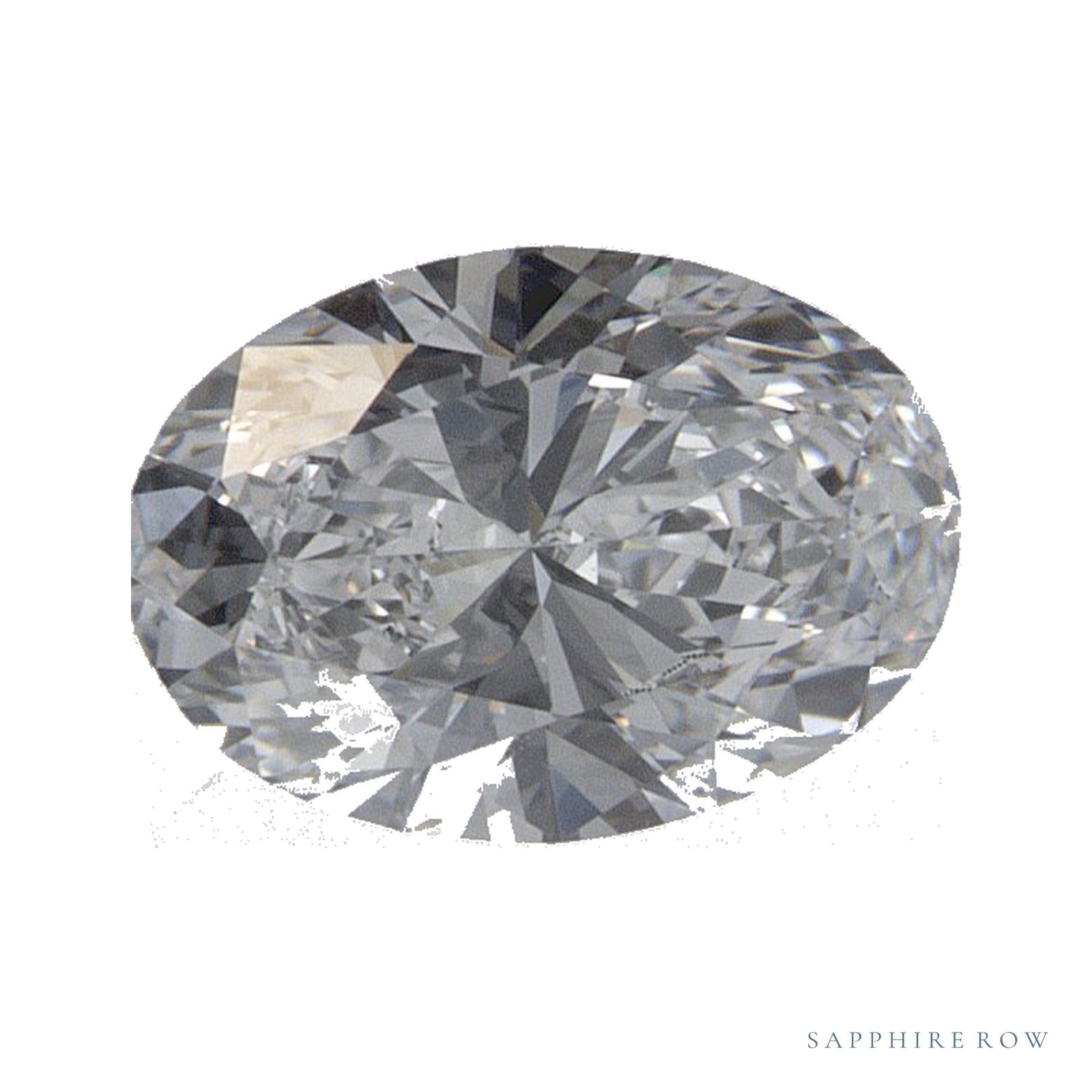 0.77 ct lab-grown diamond, oval cut | Sapphire Row · cut4