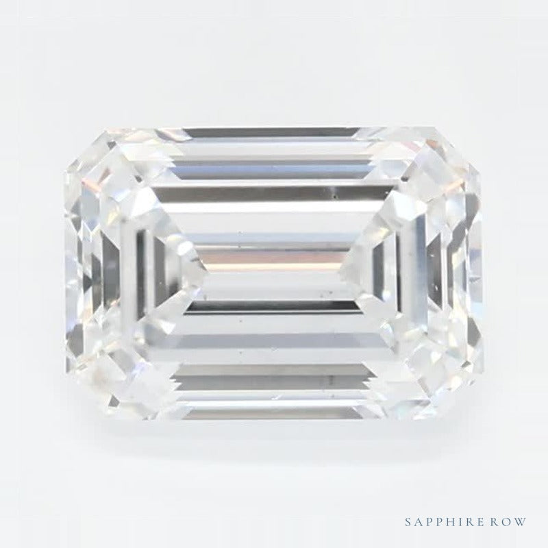 0.77 ct lab-grown diamond, emerald cut | Sapphire Row · cut6