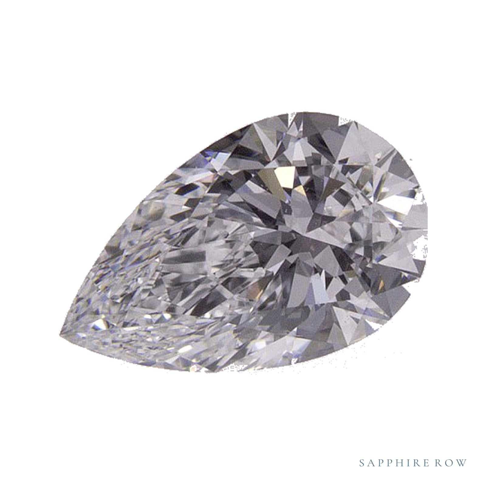 0.77 ct lab-grown diamond, pear cut | Sapphire Row · cut4