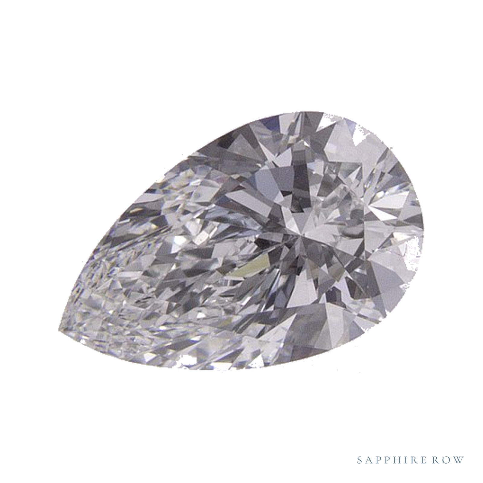 0.77 ct lab-grown diamond, pear cut | Sapphire Row · cut4