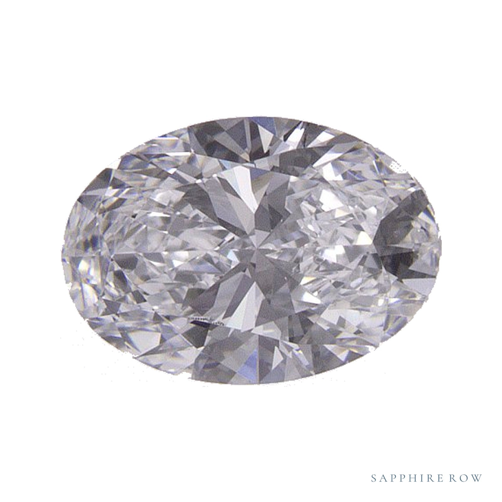 0.77 ct lab-grown diamond, oval cut | Sapphire Row · cut4