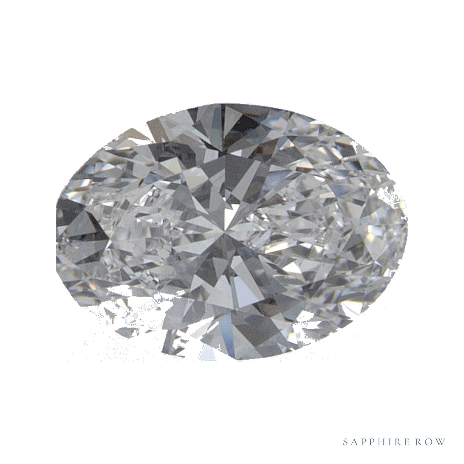 0.77 ct lab-grown diamond, oval cut | Sapphire Row · cut4