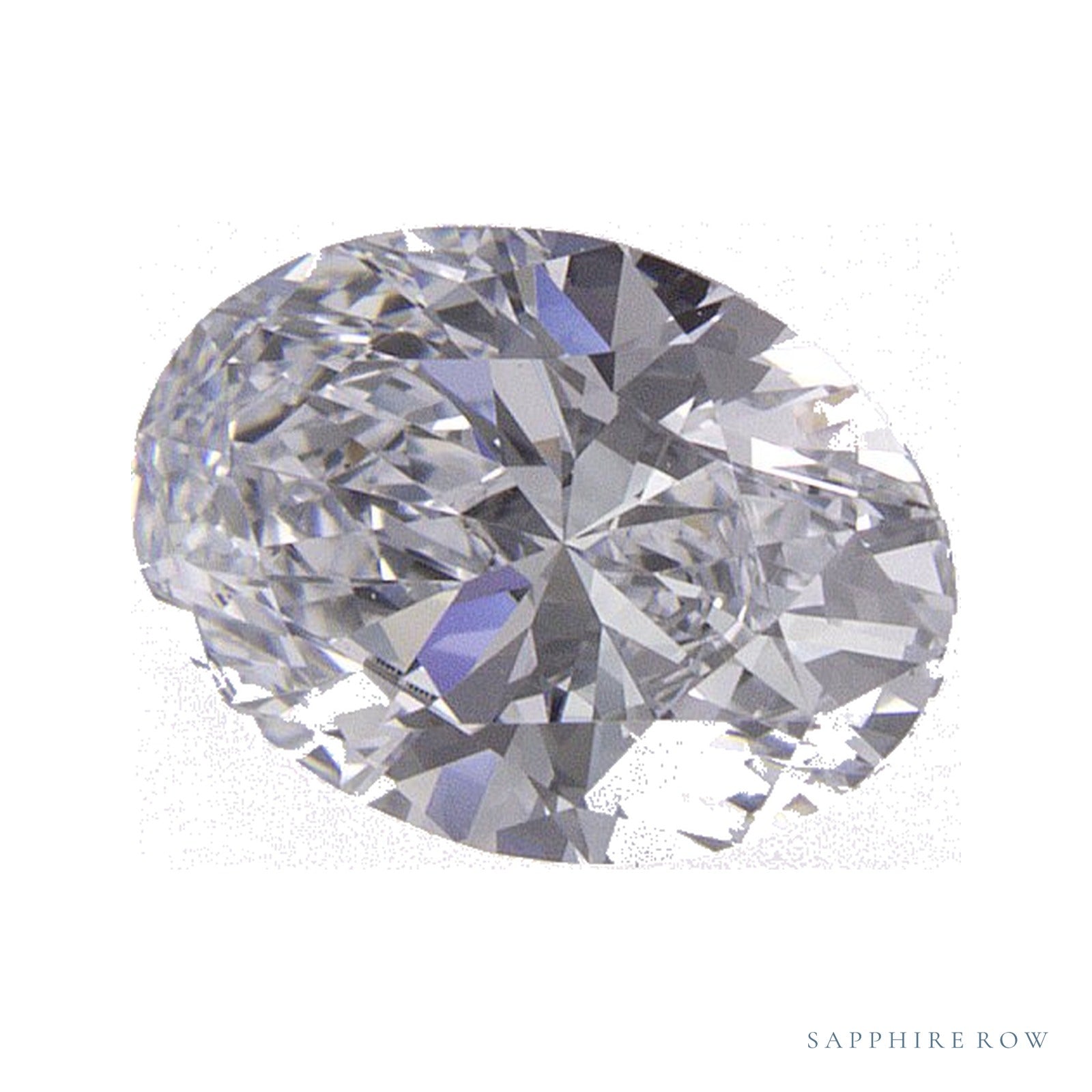 0.77 ct lab-grown diamond, oval cut | Sapphire Row · cut4