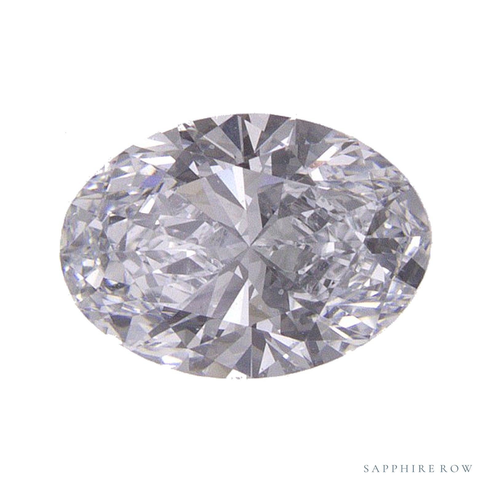0.77 ct lab-grown diamond, oval cut | Sapphire Row · cut4