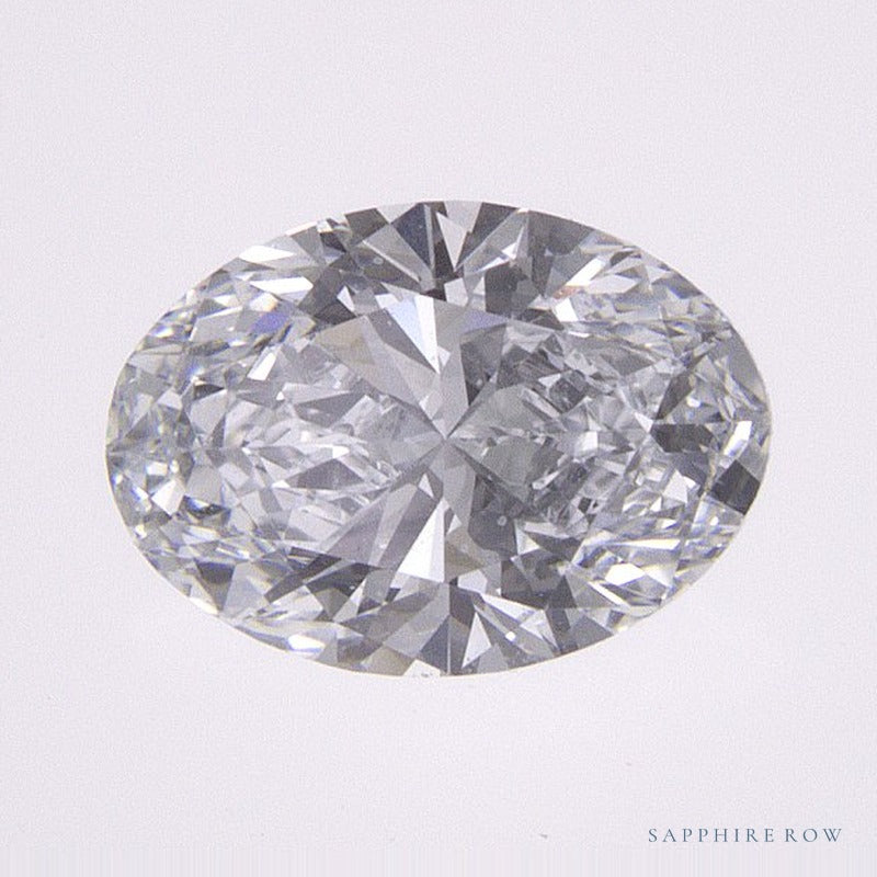 0.77 ct lab-grown diamond, oval cut | Sapphire Row · cut7