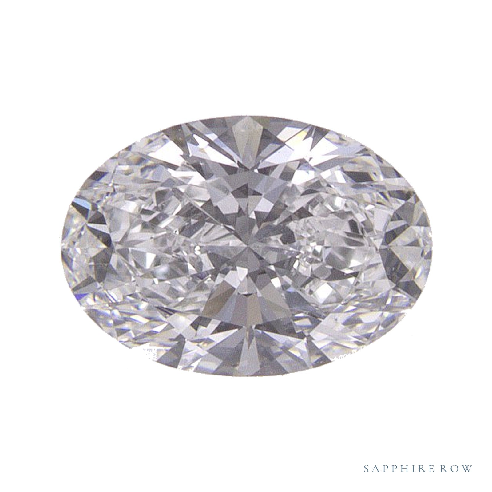 0.77 ct lab-grown diamond, oval cut | Sapphire Row · cut4
