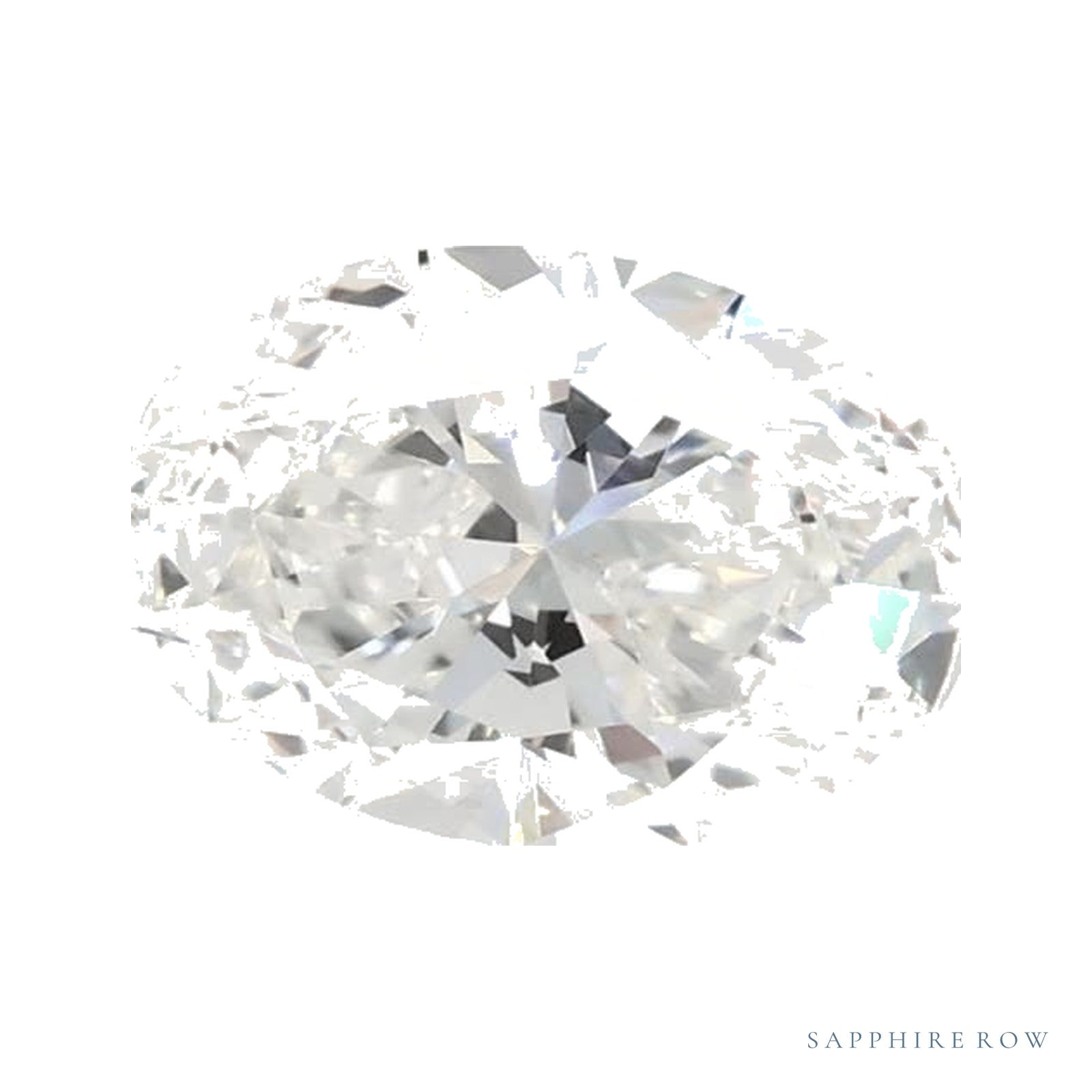 0.76 ct lab-grown diamond, oval cut | Sapphire Row · cut4