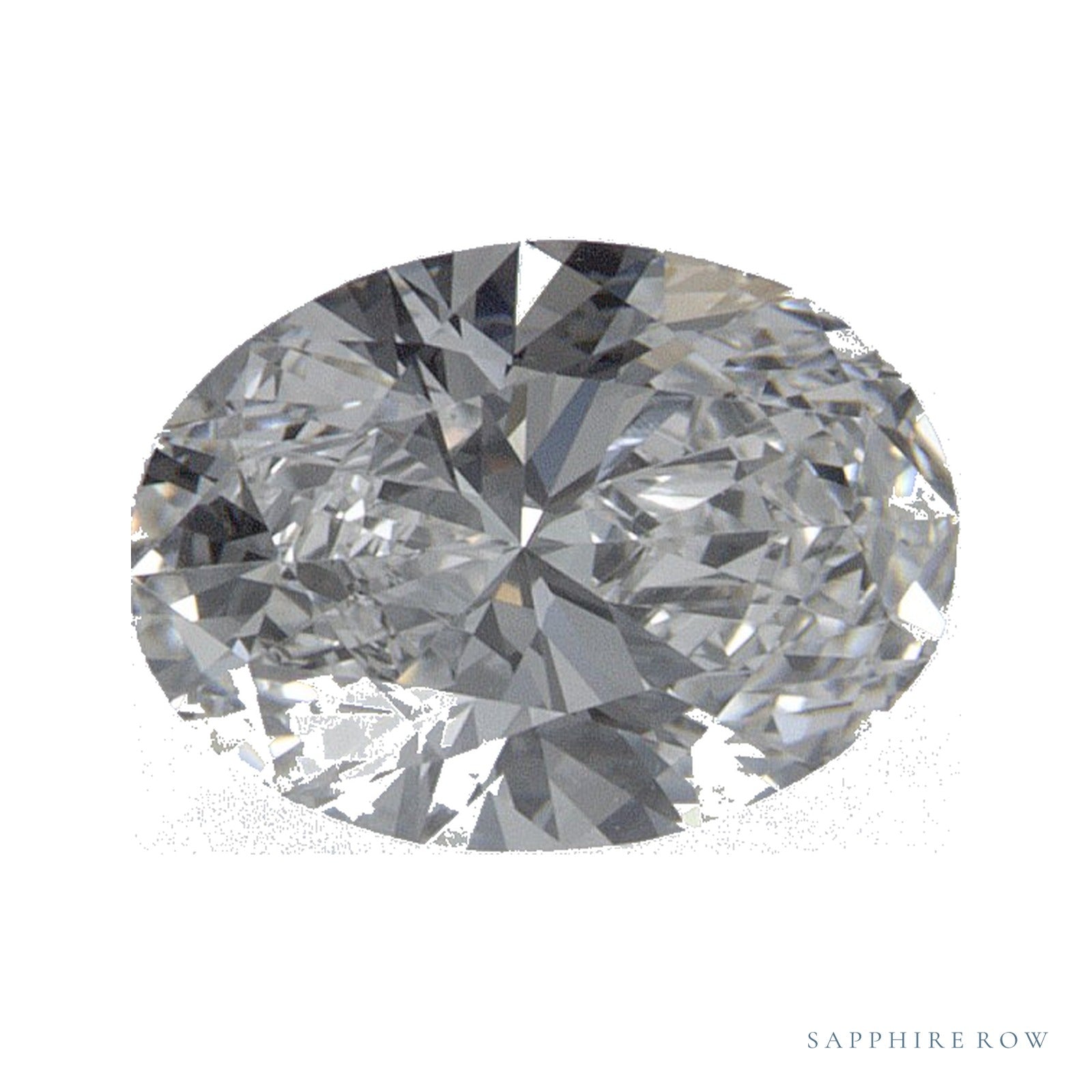 0.76 ct natural diamond, oval cut | Sapphire Row · cut4