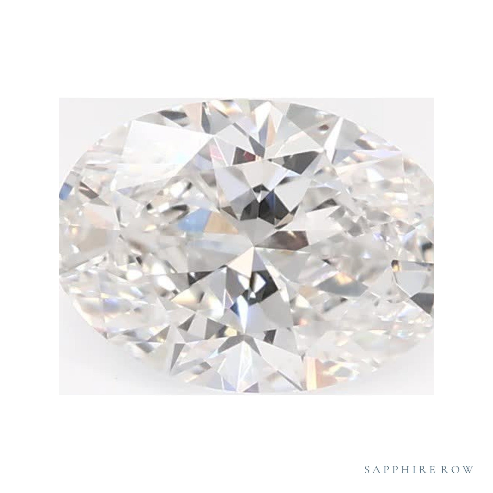 0.76 ct lab-grown diamond, oval cut | Sapphire Row · cut4