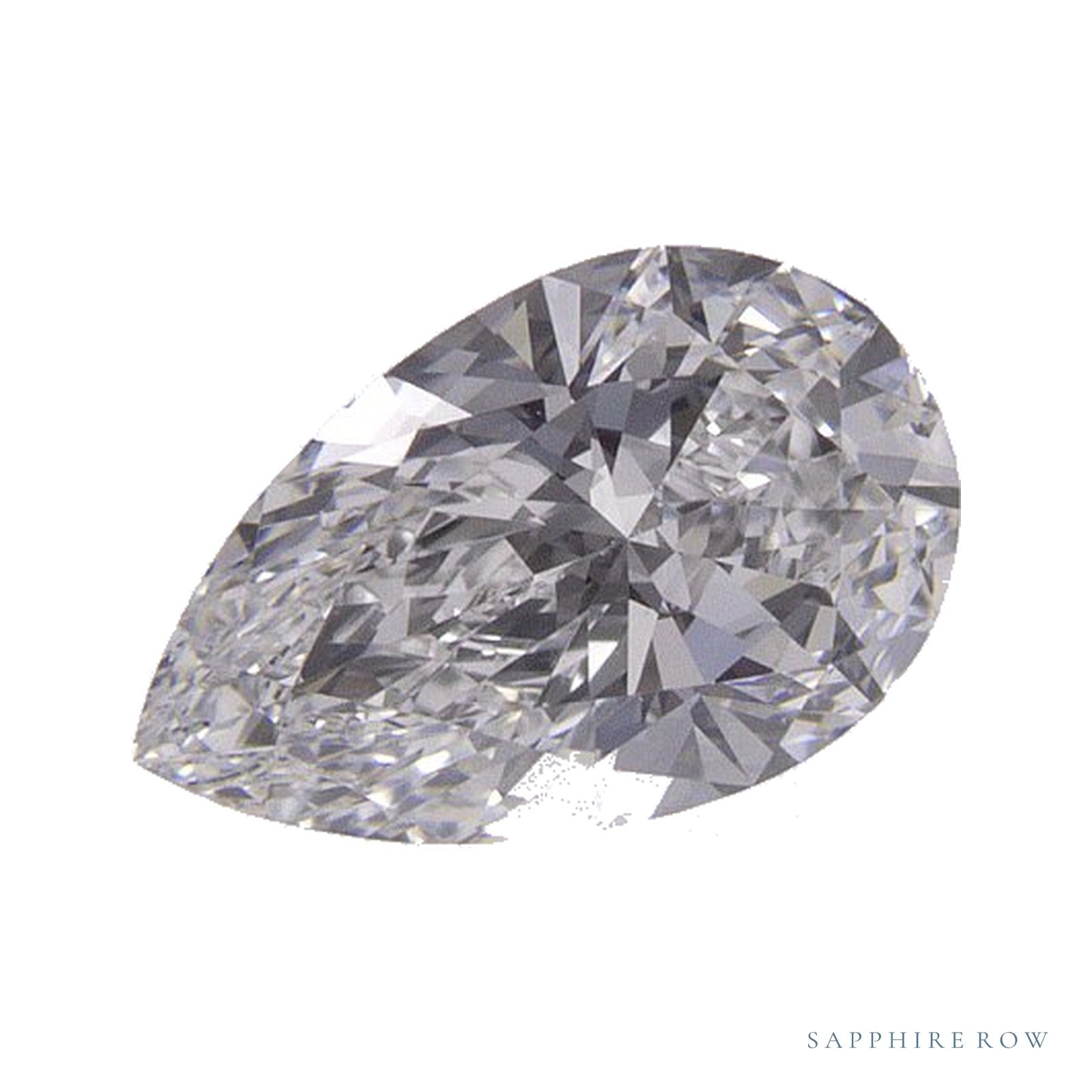 0.76 ct lab-grown diamond, pear cut | Sapphire Row · cut4