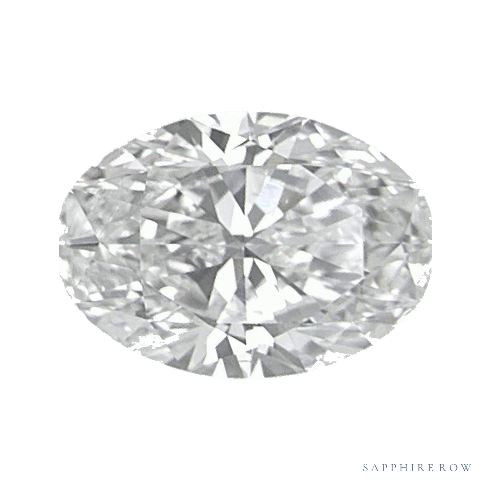 0.75 ct natural diamond, oval cut | Sapphire Row · cut4
