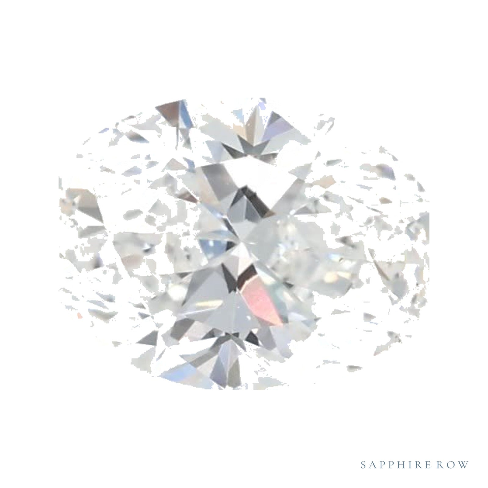 0.75 ct lab-grown diamond, oval cut | Sapphire Row · cut4