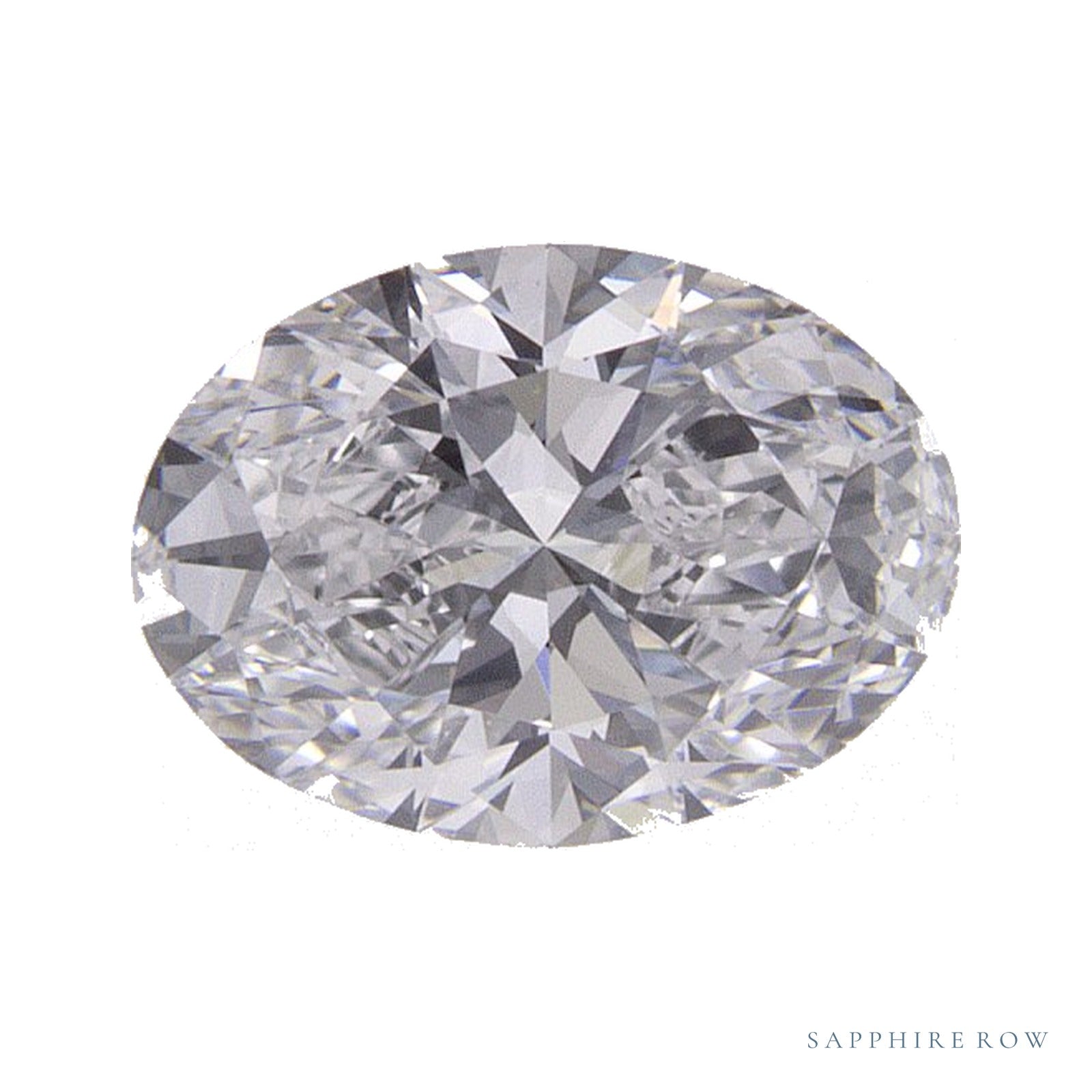 0.75 ct lab-grown diamond, oval cut | Sapphire Row · cut4