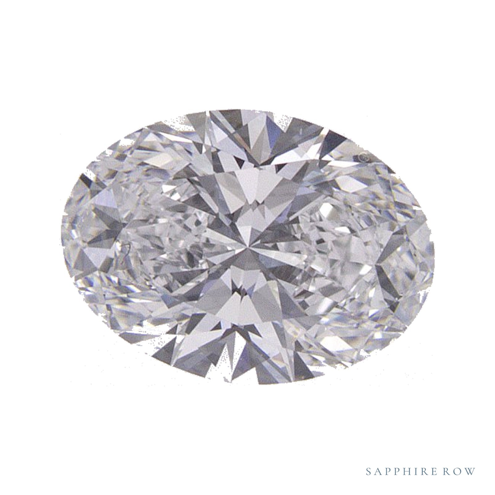 0.75 ct lab-grown diamond, oval cut | Sapphire Row · cut4