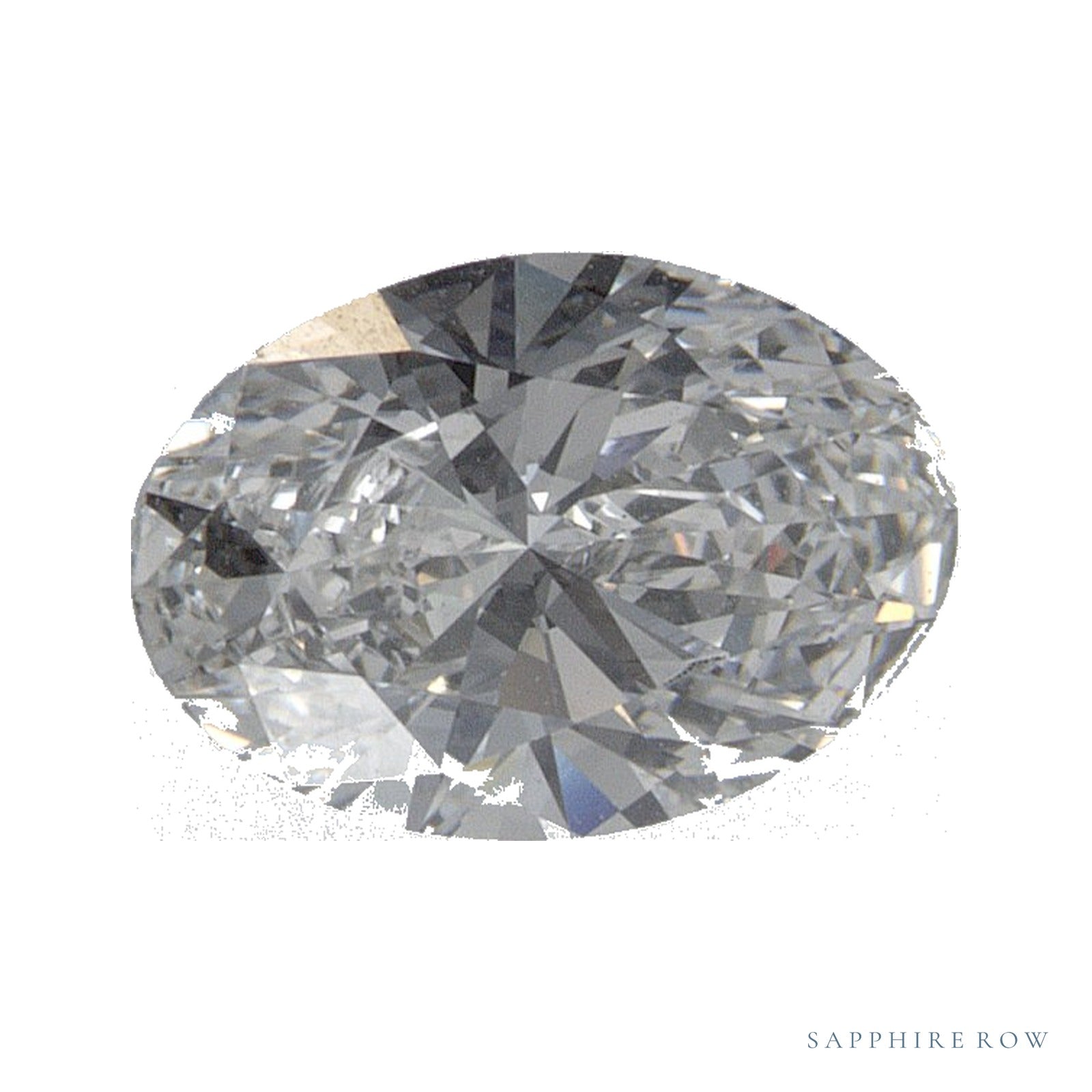 0.75 ct lab-grown diamond, oval cut | Sapphire Row · cut4