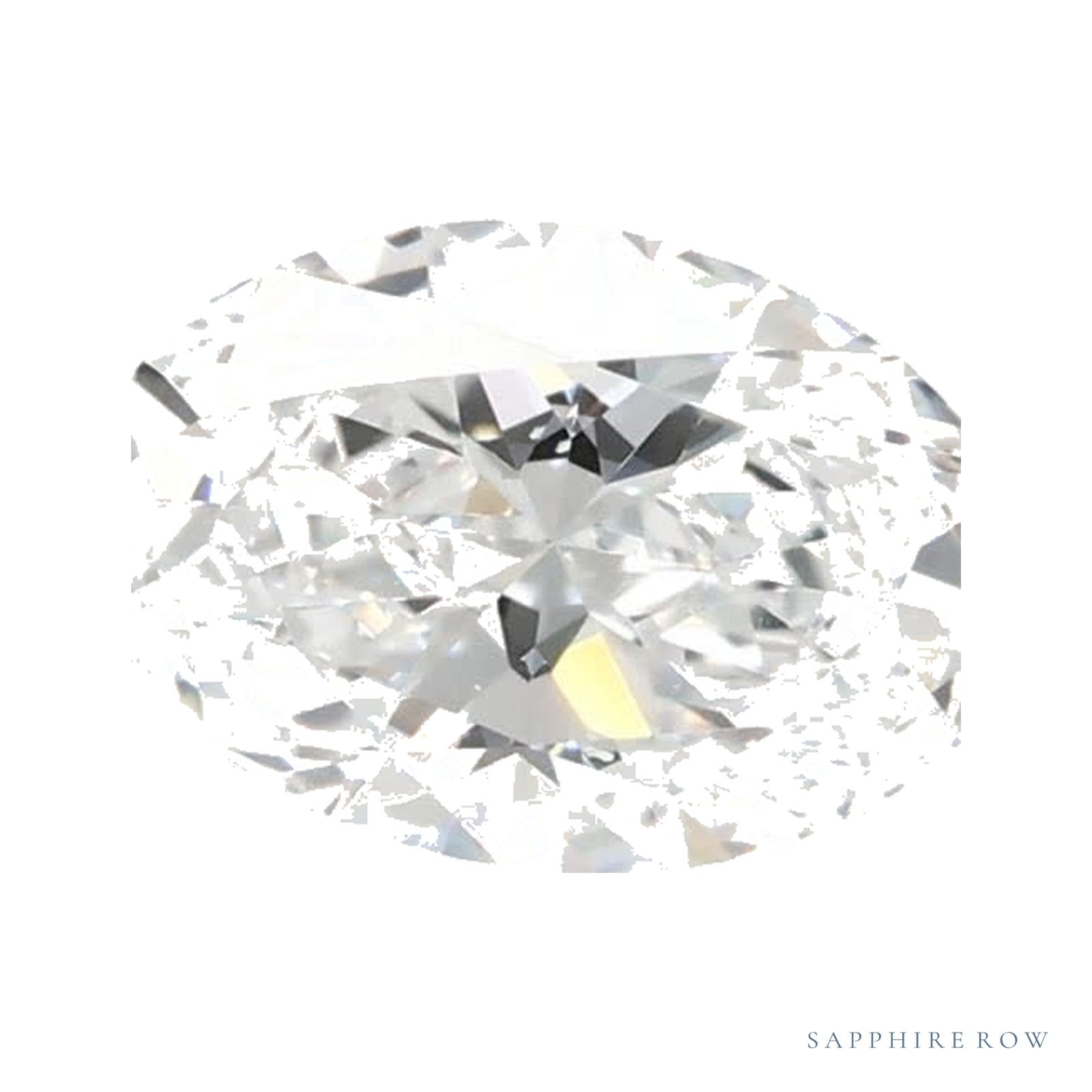 0.74 ct lab-grown diamond, oval cut | Sapphire Row · cut4