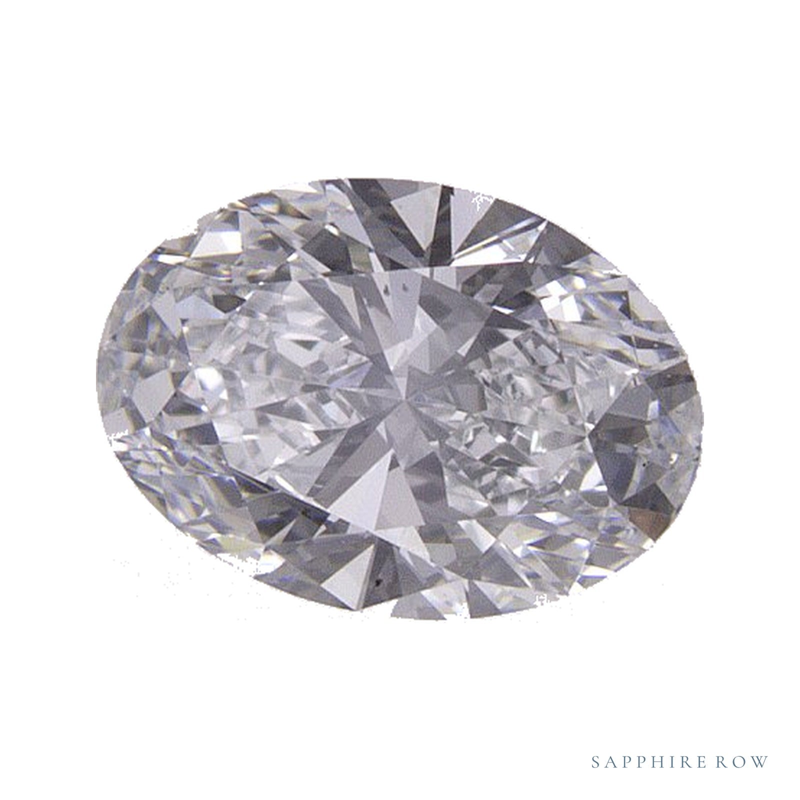 0.74 ct lab-grown diamond, oval cut | Sapphire Row · cut4