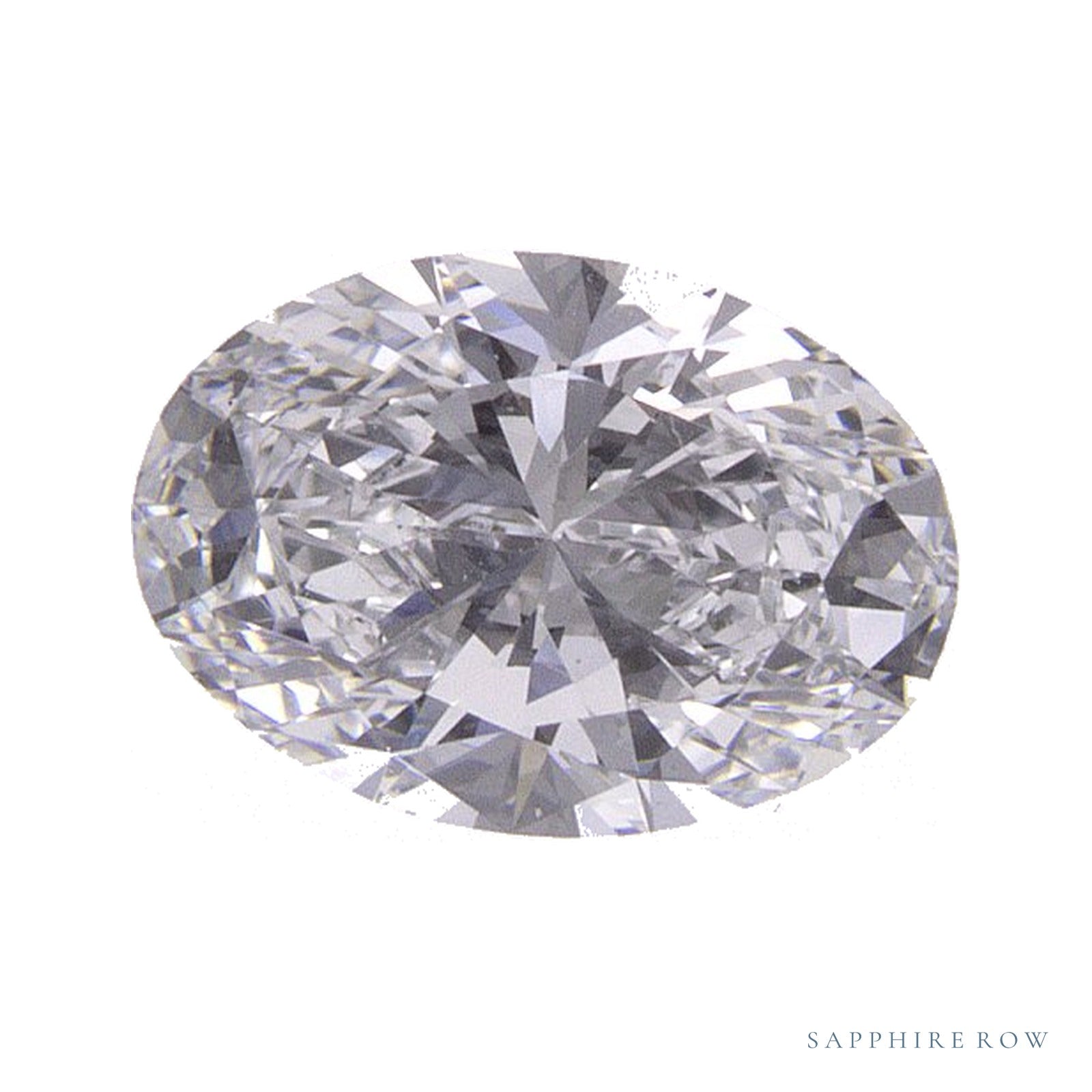 0.74 ct lab-grown diamond, oval cut | Sapphire Row · cut4