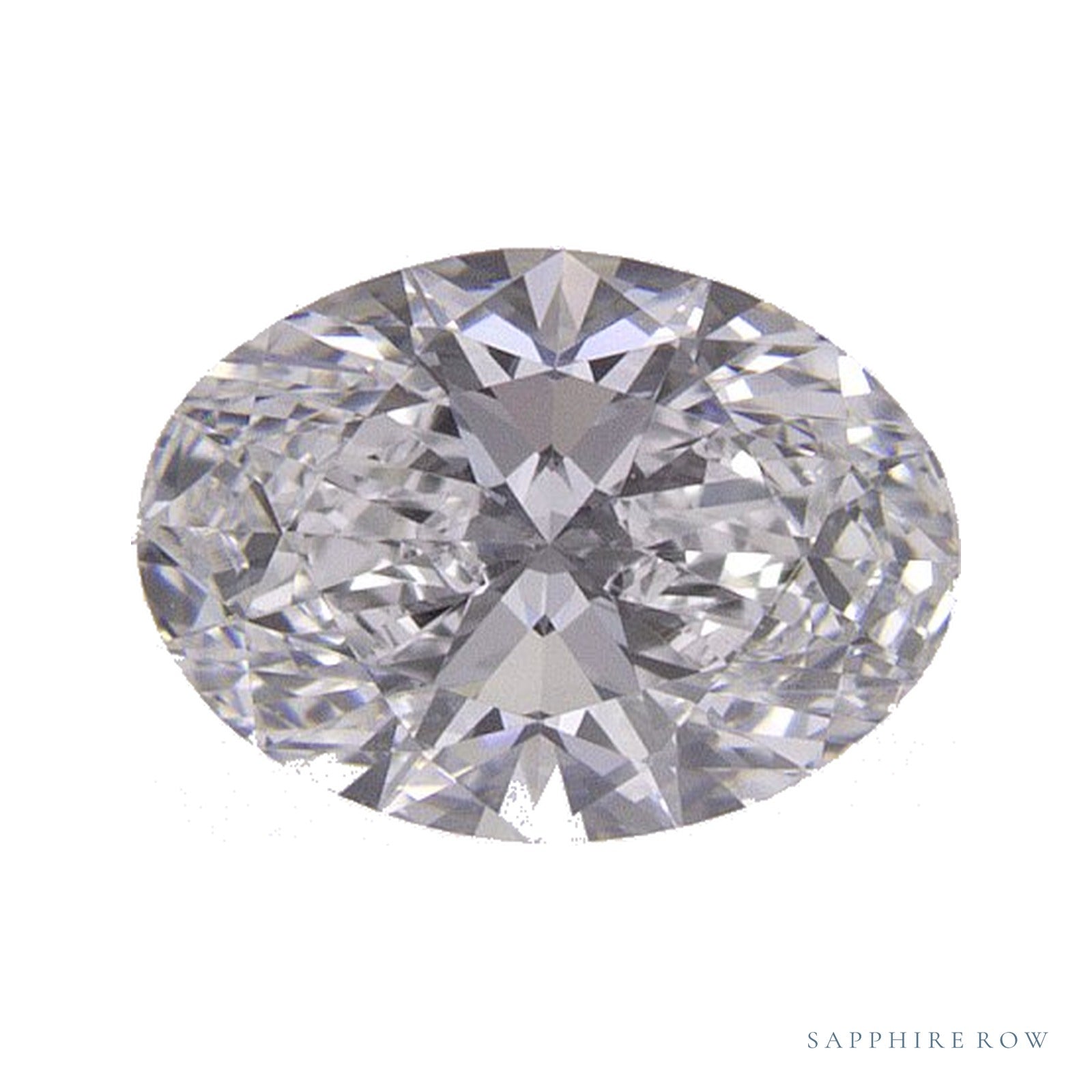 0.74 ct lab-grown diamond, oval cut | Sapphire Row · cut4