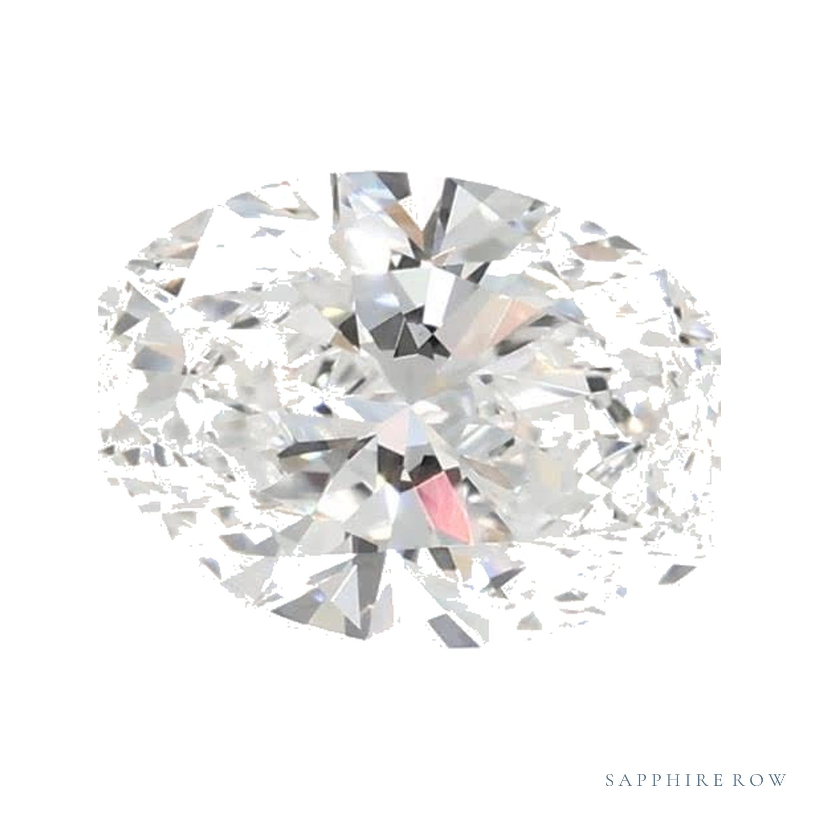 0.74 ct lab-grown diamond, oval cut | Sapphire Row · cut4