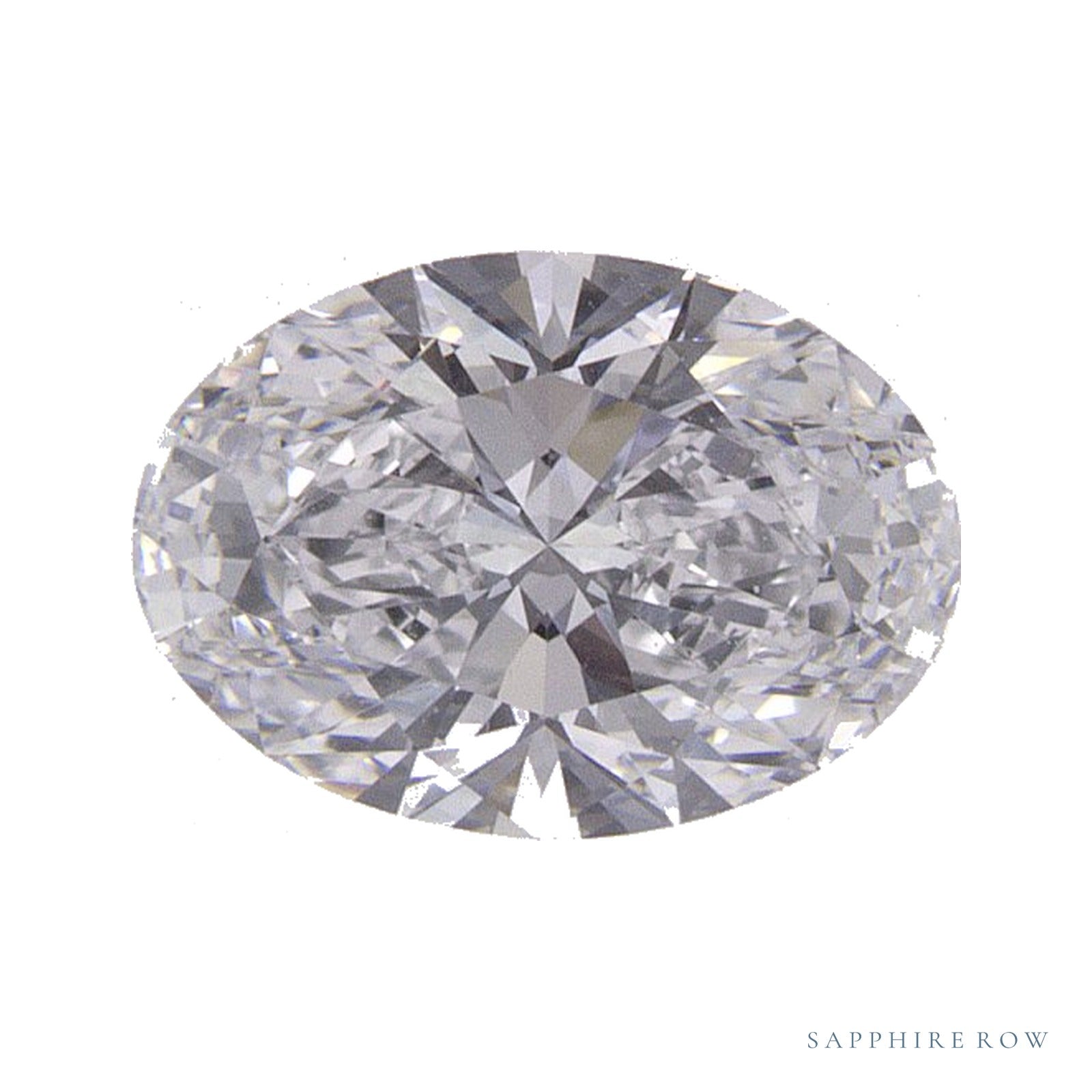 0.74 ct lab-grown diamond, oval cut | Sapphire Row · cut4