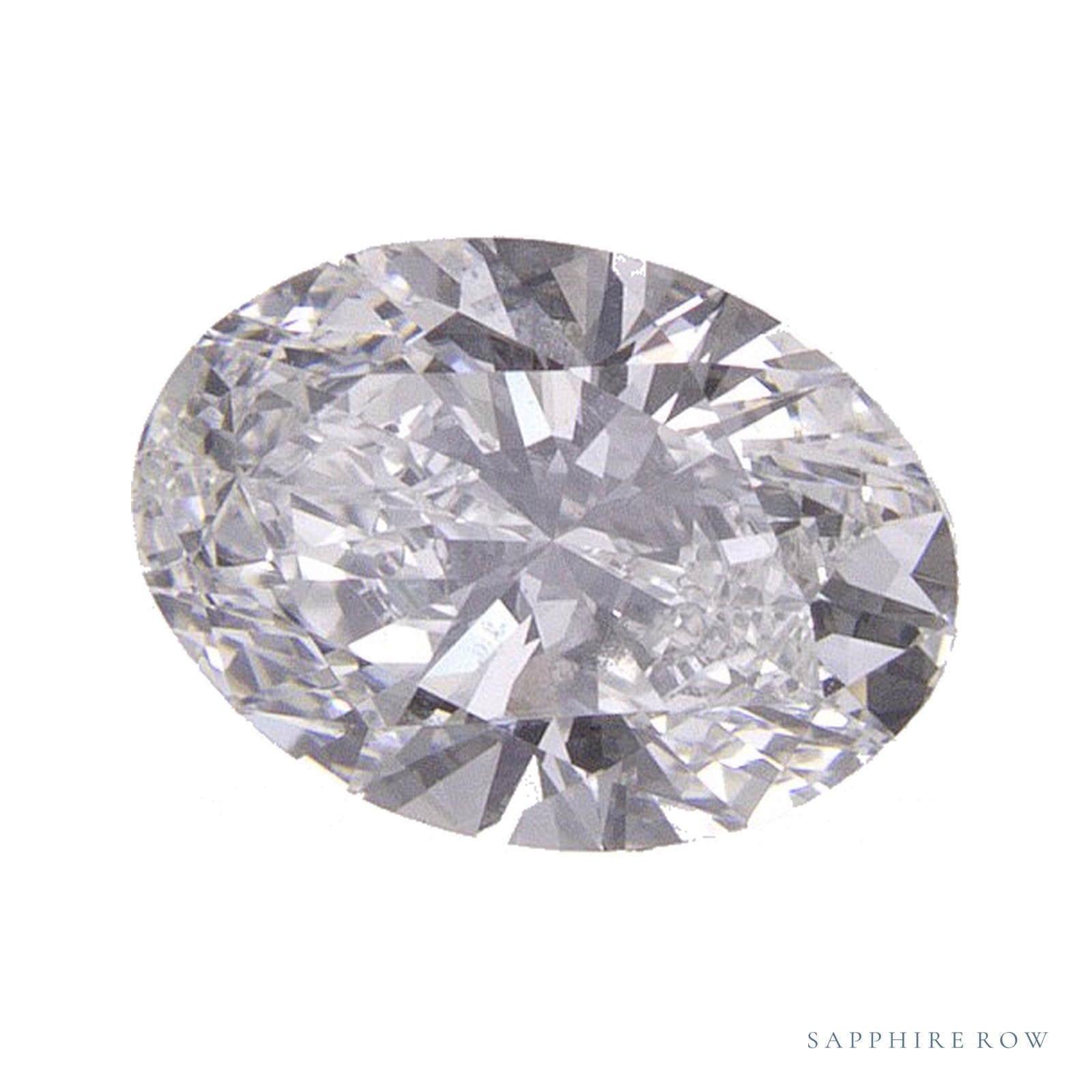 0.74 ct lab-grown diamond, oval cut | Sapphire Row · cut4