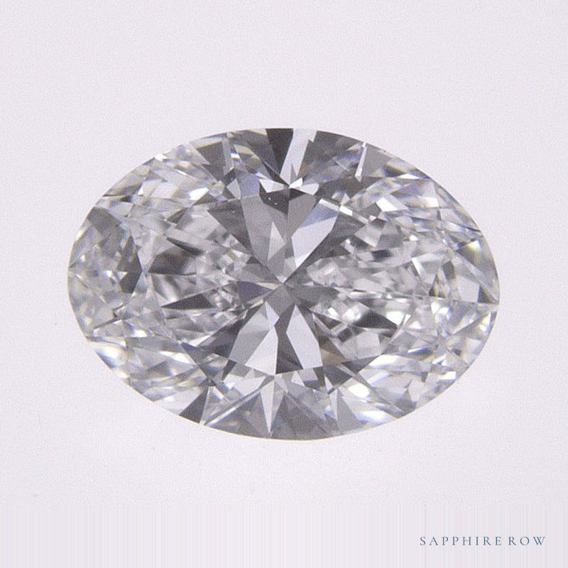 0.74 ct lab-grown diamond, oval cut | Sapphire Row · cut7