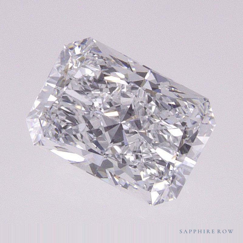 0.74 ct lab-grown diamond, radiant cut | Sapphire Row · cut7