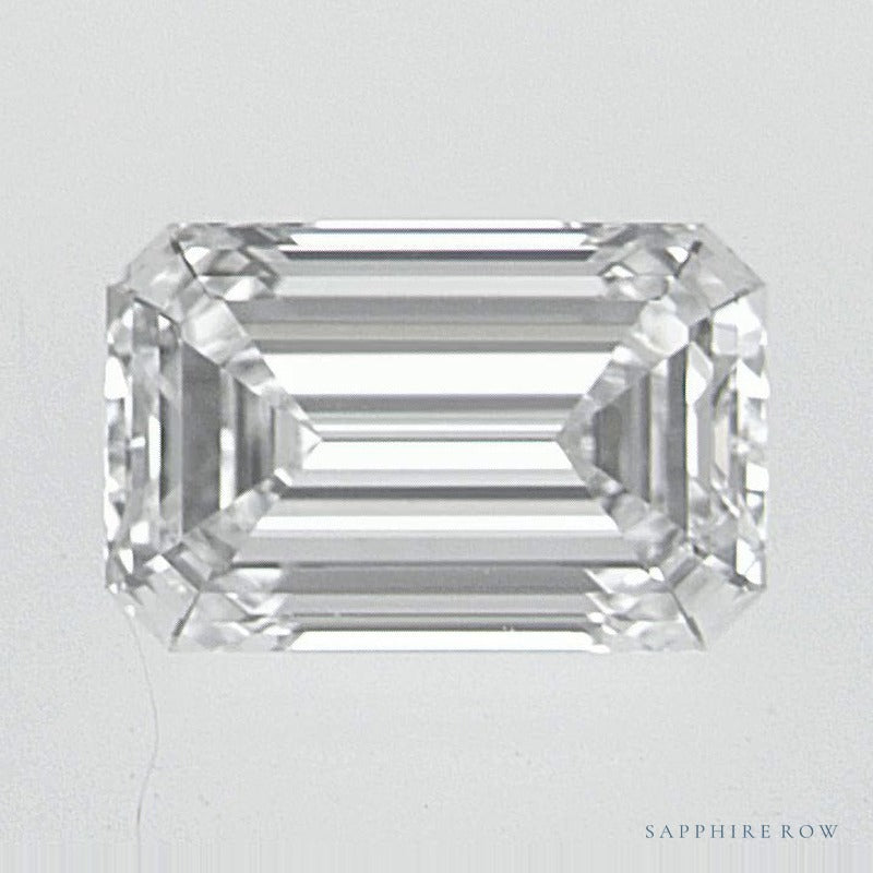 0.73 ct natural diamond, emerald cut | Sapphire Row · cut6
