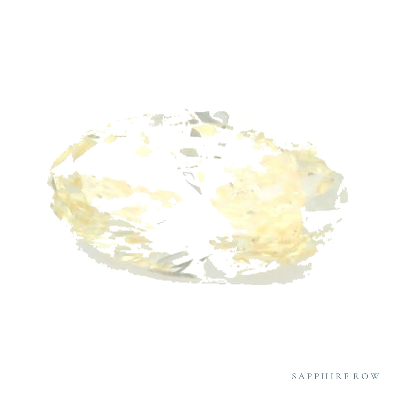 0.73 ct lab-grown fancy intense yellow diamond, oval cut | Sapphire Row · cut4