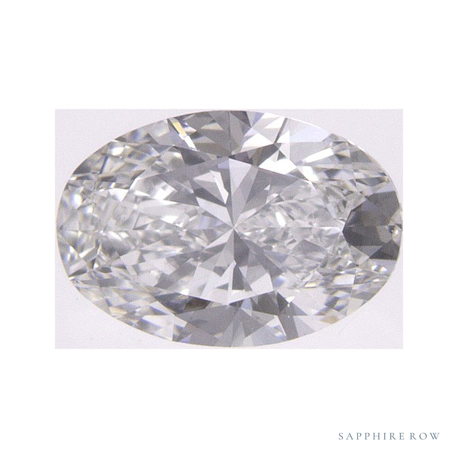 0.73 ct lab-grown diamond, oval cut | Sapphire Row · cut4