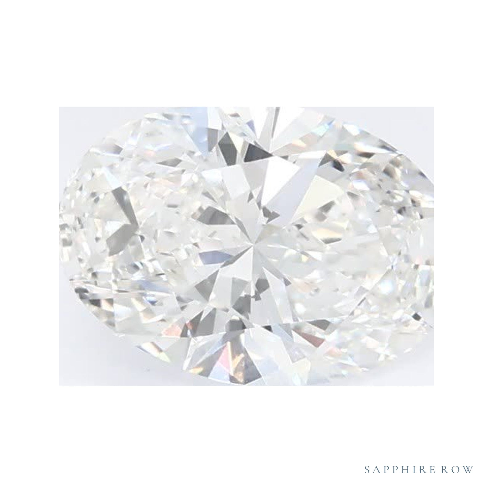 0.73 ct lab-grown diamond, oval cut | Sapphire Row · cut4