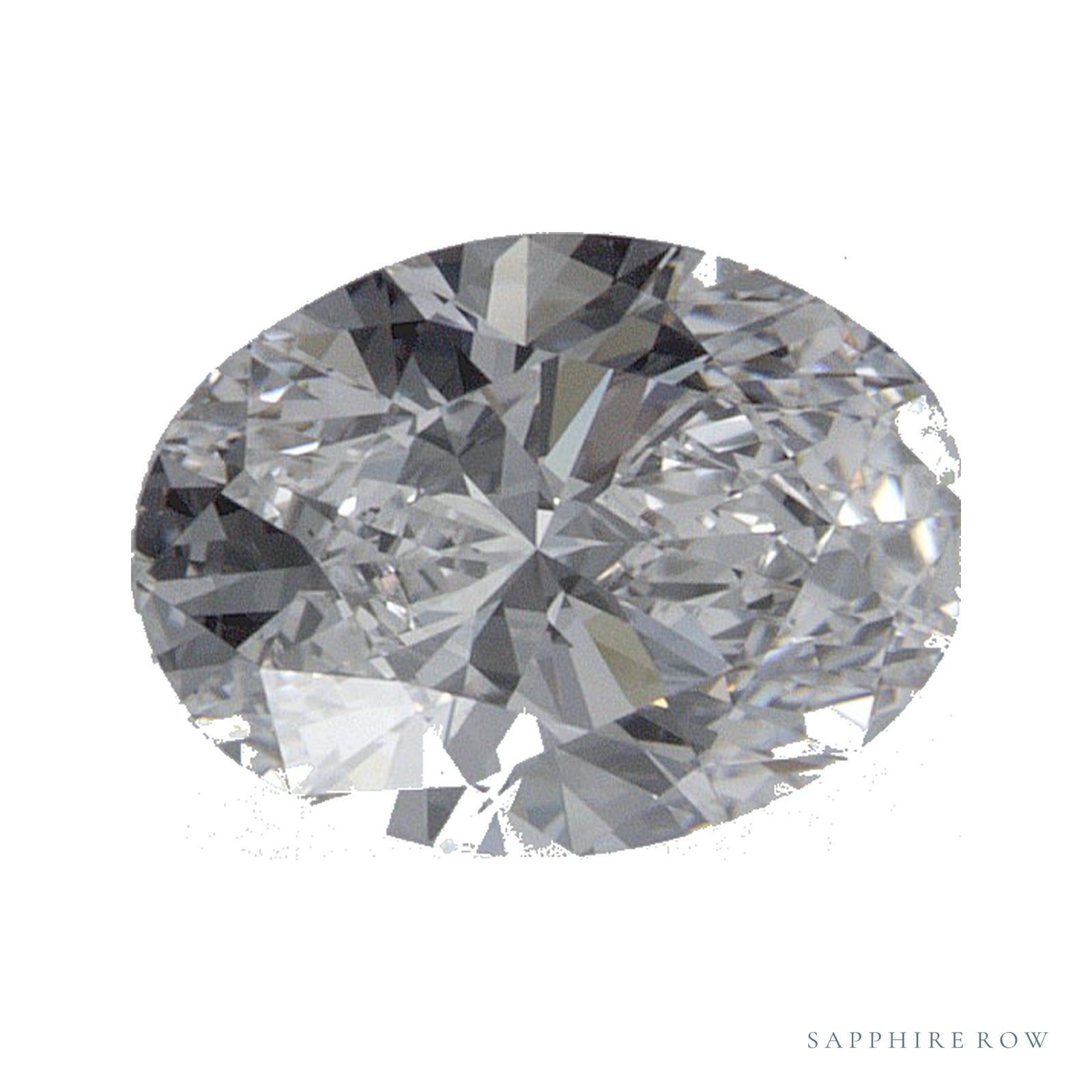 0.73 ct lab-grown diamond, oval cut | Sapphire Row · cut4