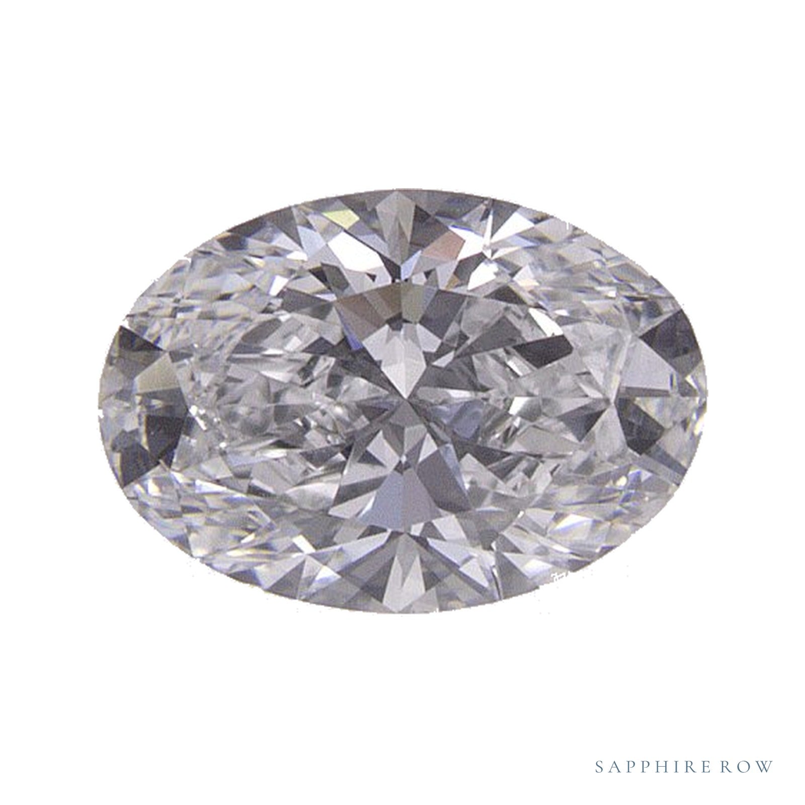 0.73 ct lab-grown diamond, oval cut | Sapphire Row · cut4