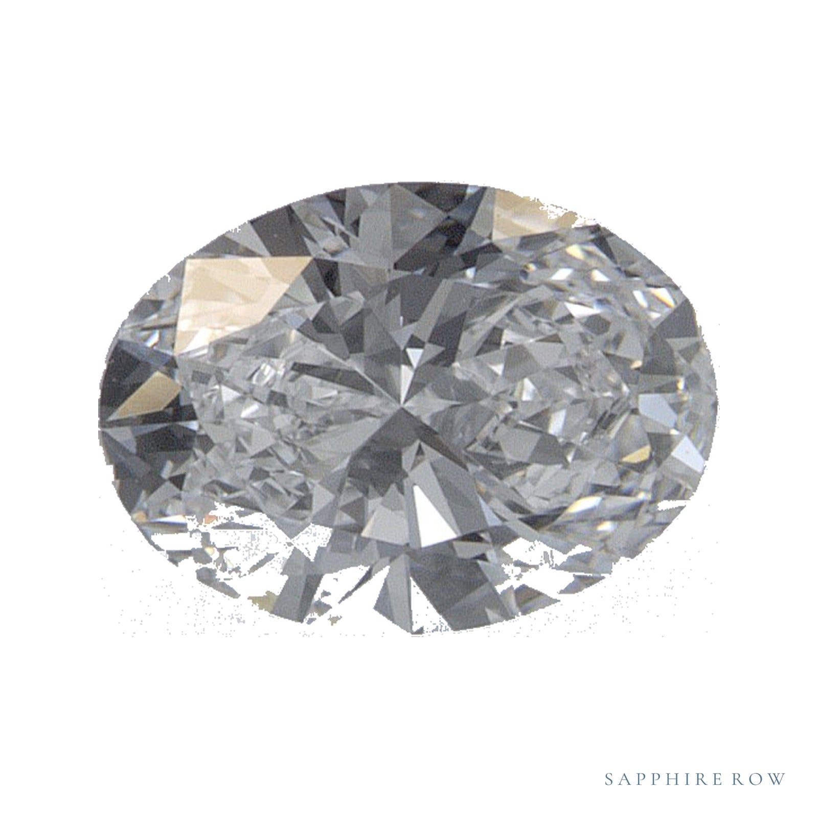 0.73 ct lab-grown diamond, oval cut | Sapphire Row · cut4