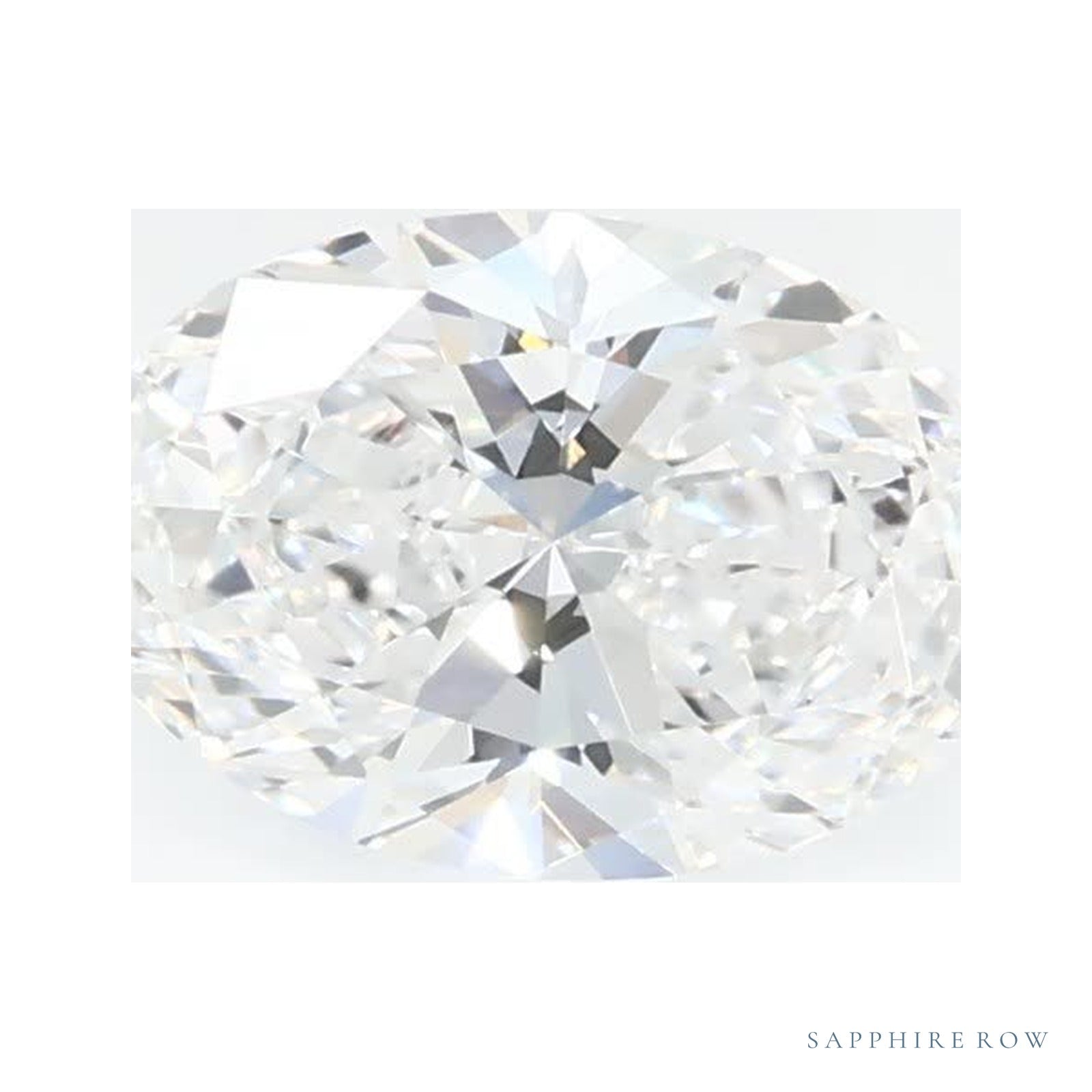 0.73 ct lab-grown diamond, oval cut | Sapphire Row · cut4