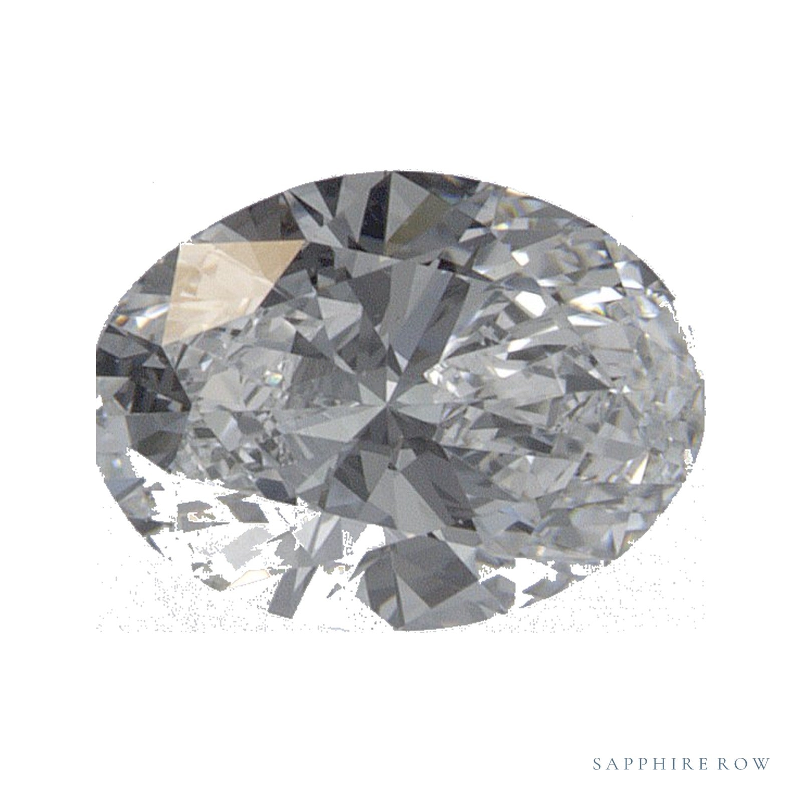 0.73 ct lab-grown diamond, oval cut | Sapphire Row · cut4