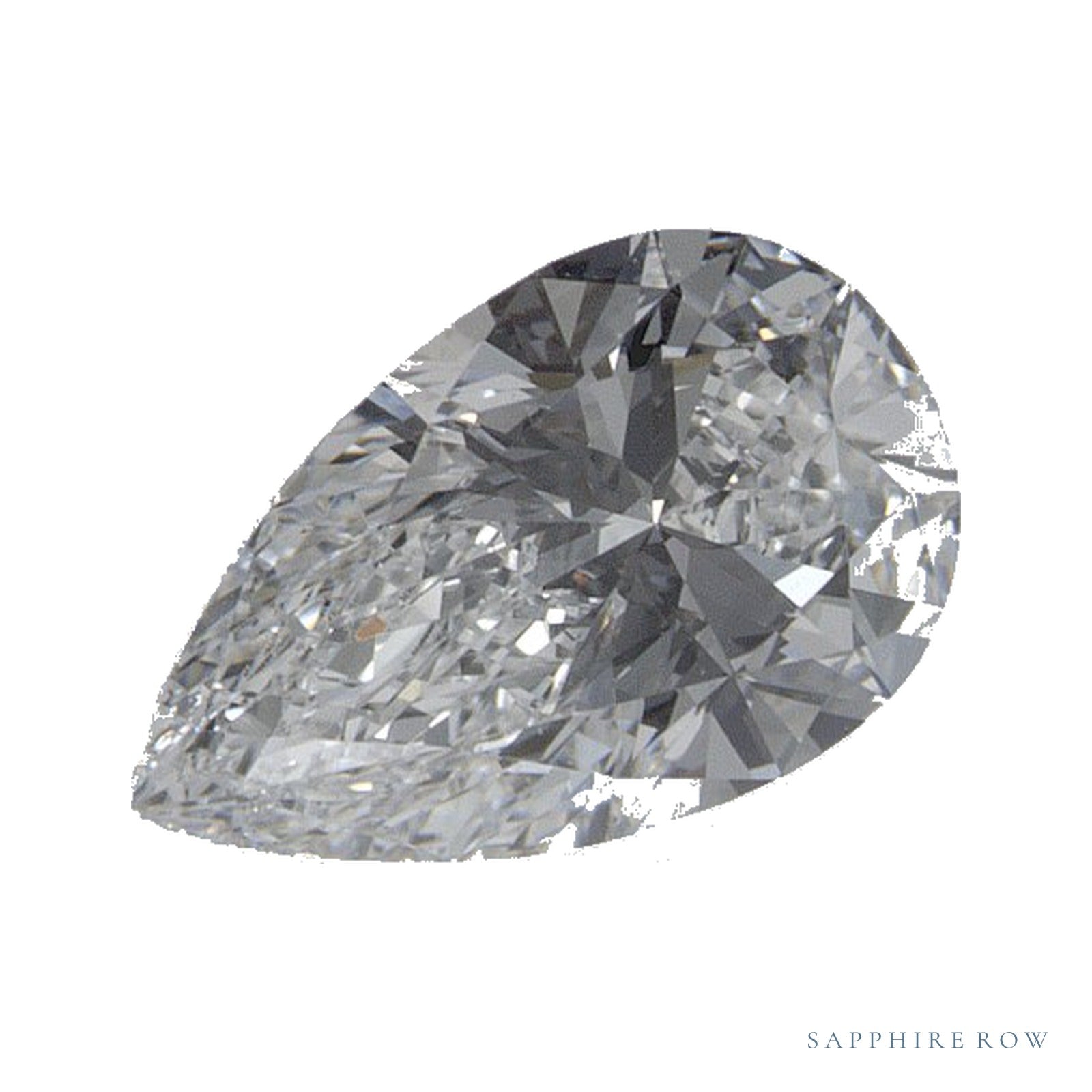 0.73 ct lab-grown diamond, pear cut | Sapphire Row · cut4