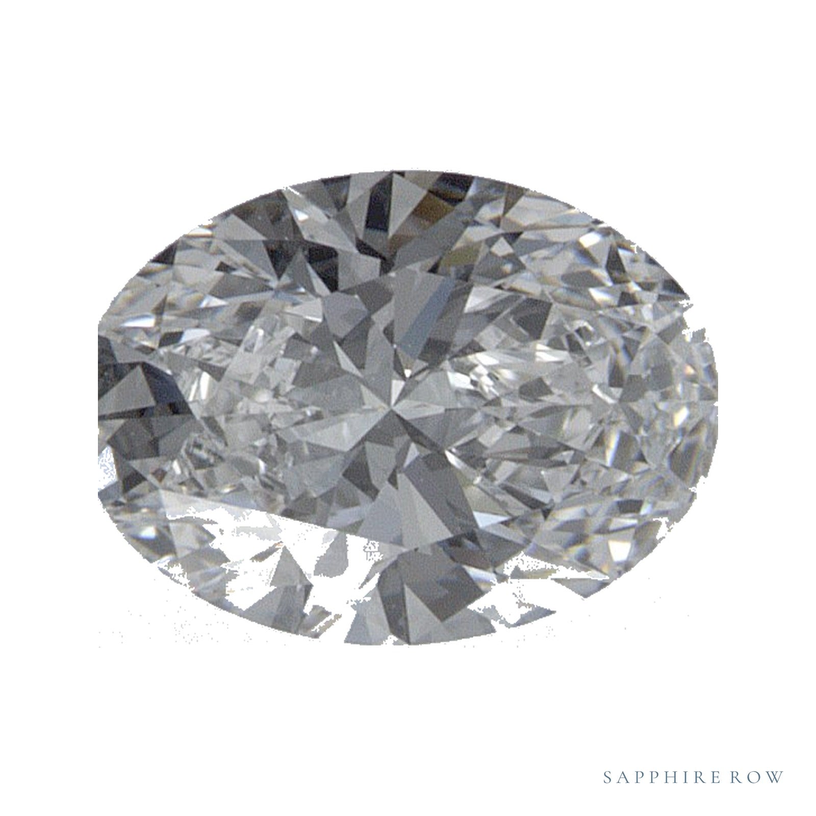 0.73 ct lab-grown diamond, oval cut | Sapphire Row · cut4