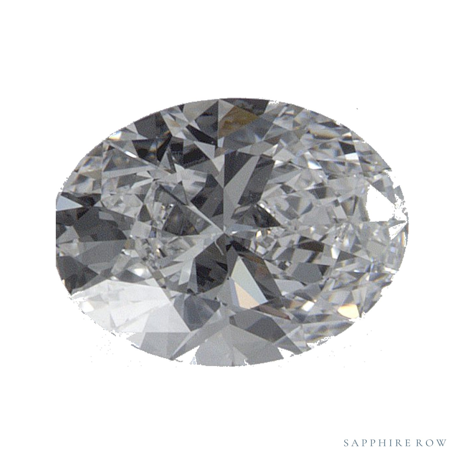 0.73 ct lab-grown diamond, oval cut | Sapphire Row · cut4