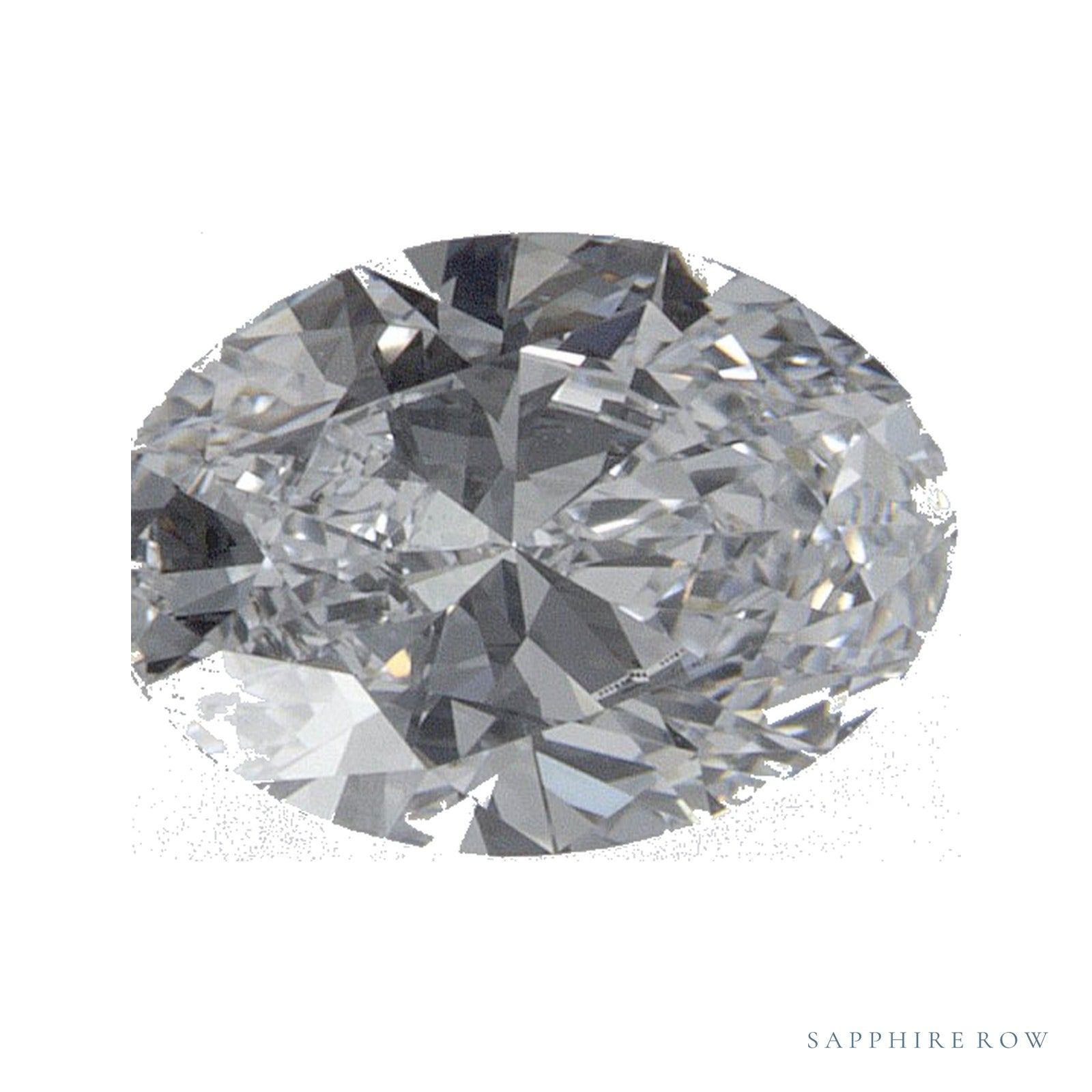 0.73 ct lab-grown diamond, oval cut | Sapphire Row · cut4