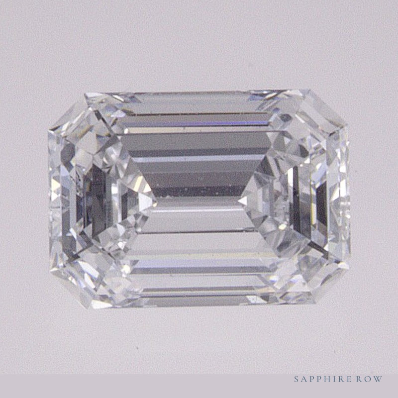 0.73 ct lab-grown diamond, emerald cut | Sapphire Row · cut6
