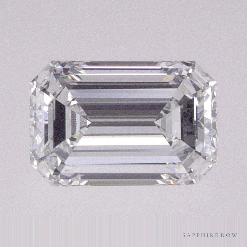0.73 ct lab-grown diamond, emerald cut | Sapphire Row · cut6