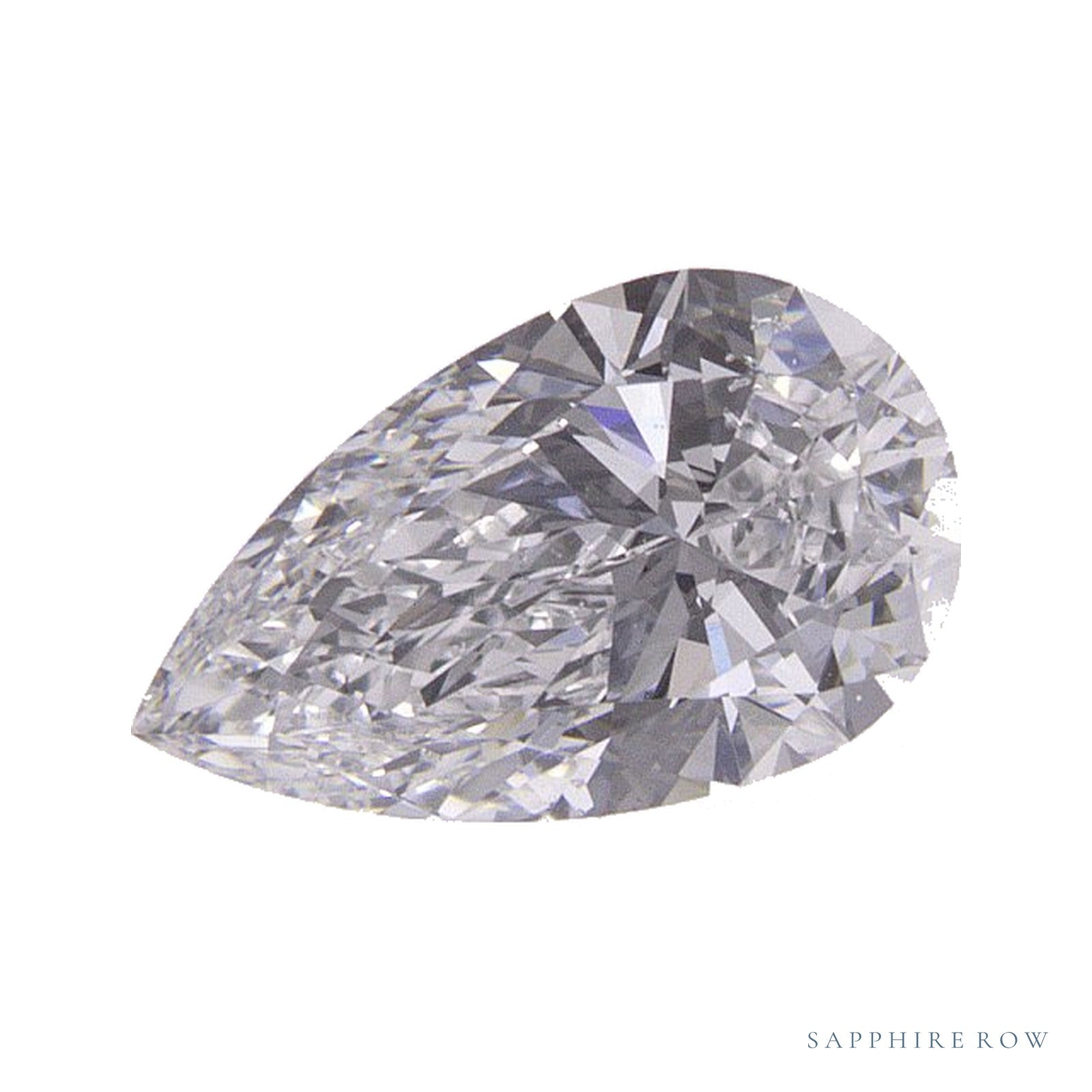 0.72 ct natural diamond, pear cut | Sapphire Row · cut4