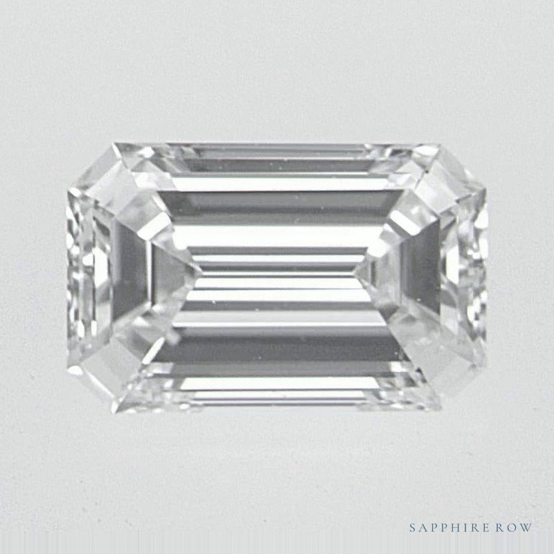 0.72 ct natural diamond, emerald cut | Sapphire Row · cut6
