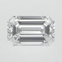 0.72 ct natural diamond, emerald cut | Sapphire Row · cut7