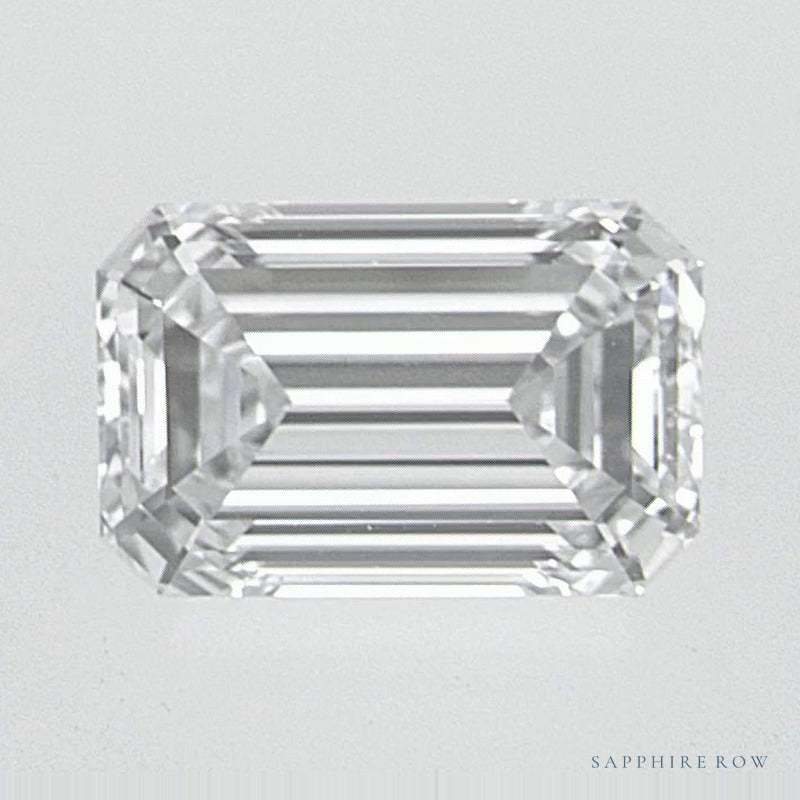0.72 ct natural diamond, emerald cut | Sapphire Row · cut6