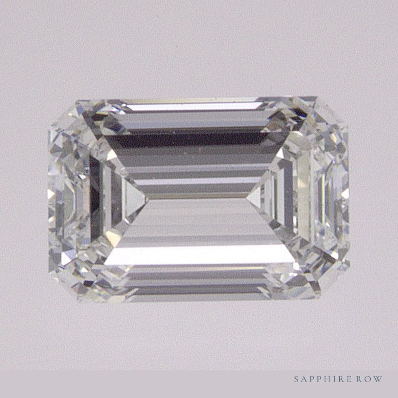0.72 ct natural diamond, emerald cut | Sapphire Row · cut6